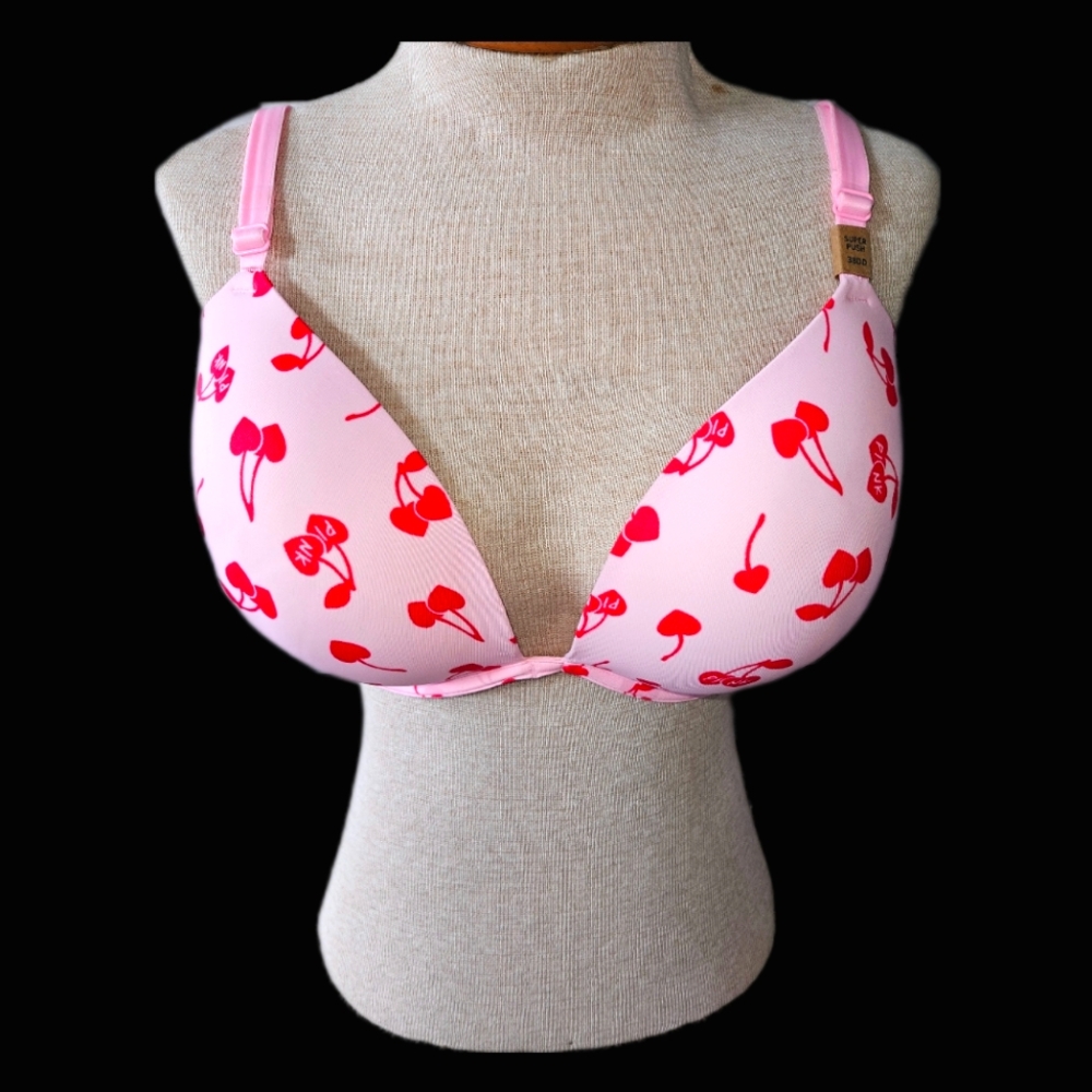 PINK bra, 38 DD, Push Up, New with Tags